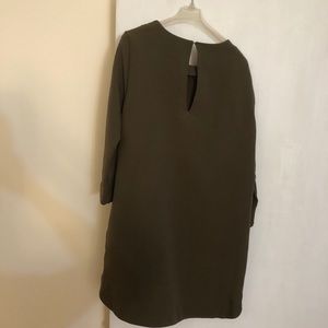Olive green h&m dress